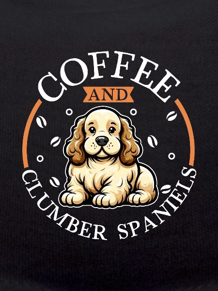 Coffee and Clumber Spaniel