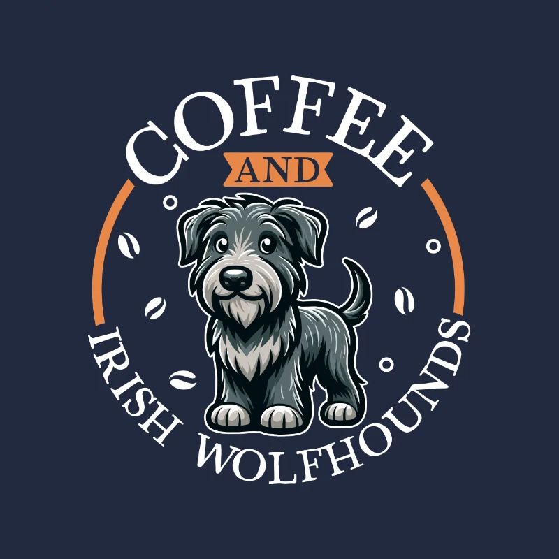Café et Irish Wolfhound