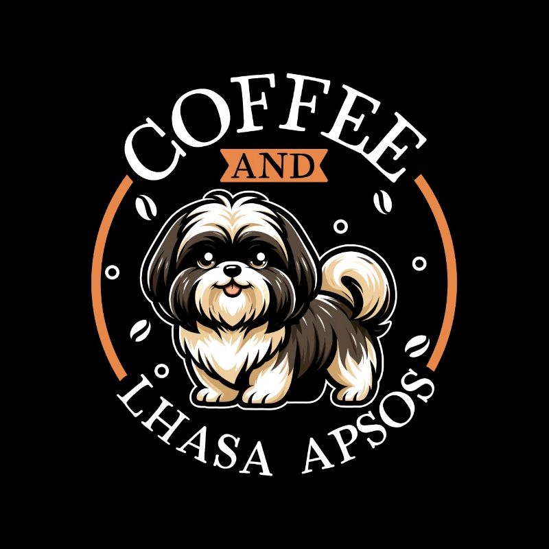 Coffee and Lhasa Apso
