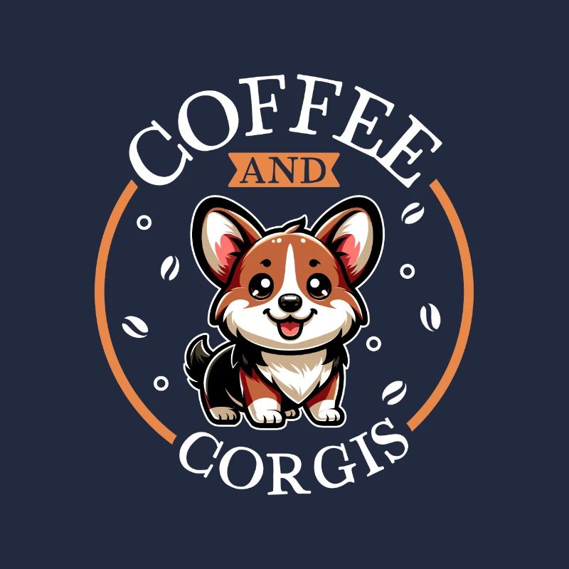Café et Welsh Corgi Pembroke