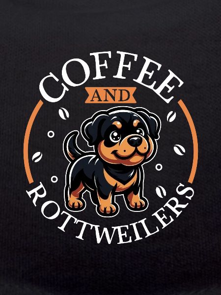 Coffee and Rottweiler