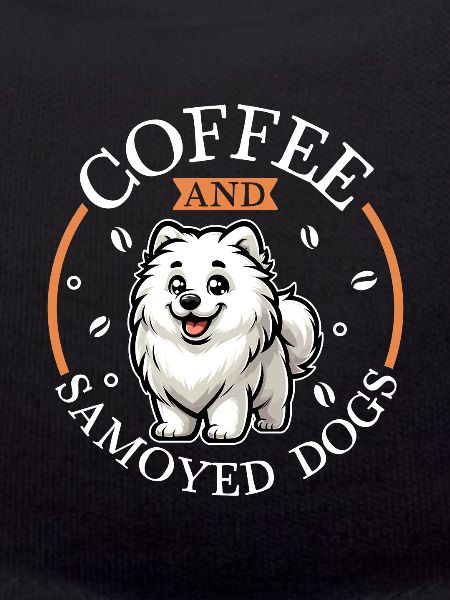 Coffee and Samoyed