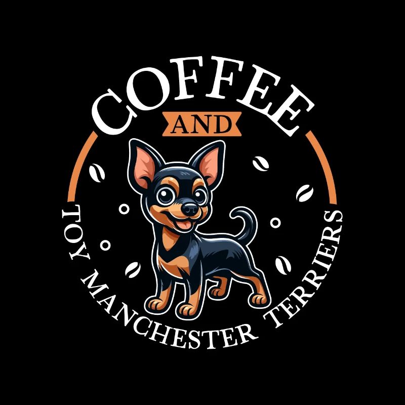 Kaffee und Manchester Terrier