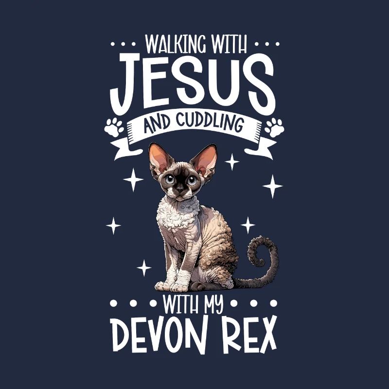 Jésus et mon Devon Rex