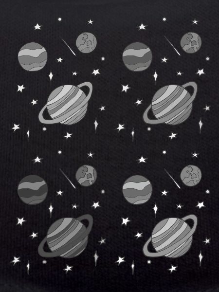 Planet pattern grayscale