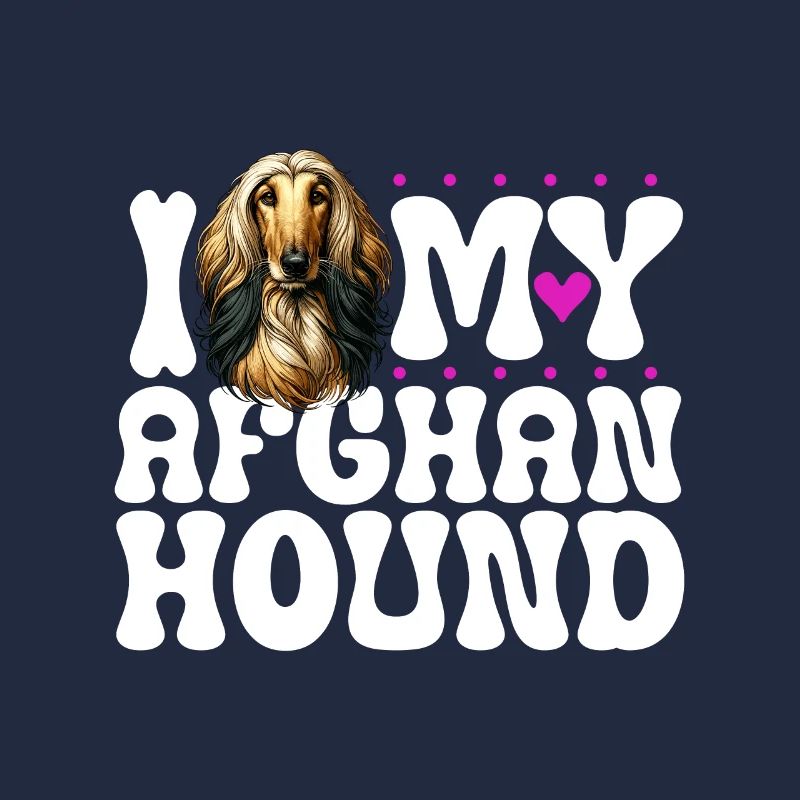 J’adore mon lévrier afghan