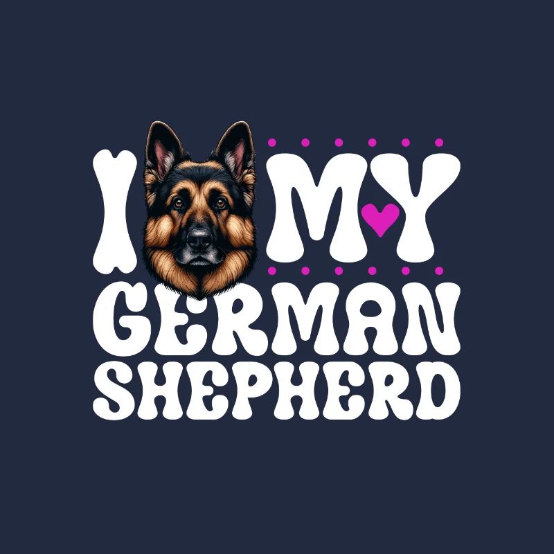 Ich liebe meinen Deutscher Schäferhund