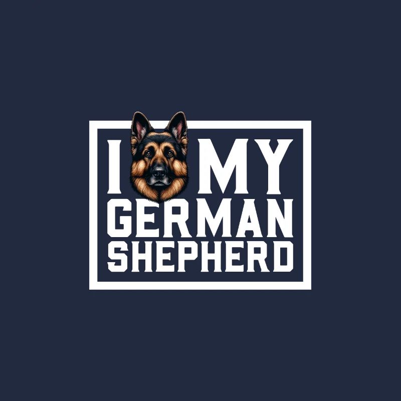 Ich liebe meinen Deutscher Schäferhund