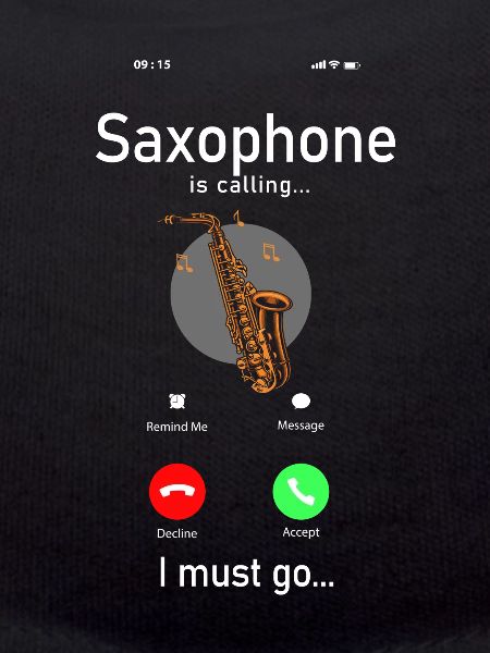 Saxophones Phone Display Saxophones