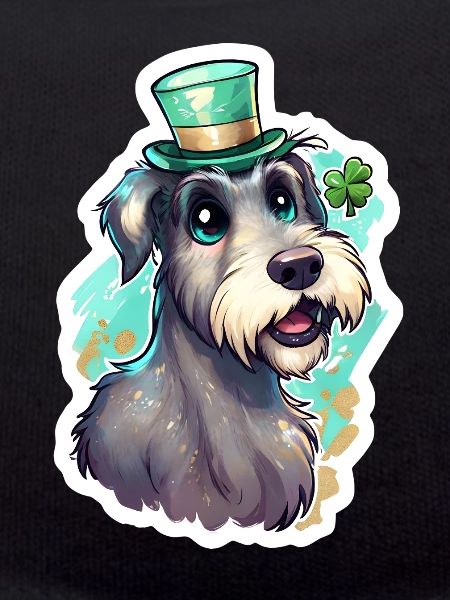 St. Patrick's Day Hund Geschenk