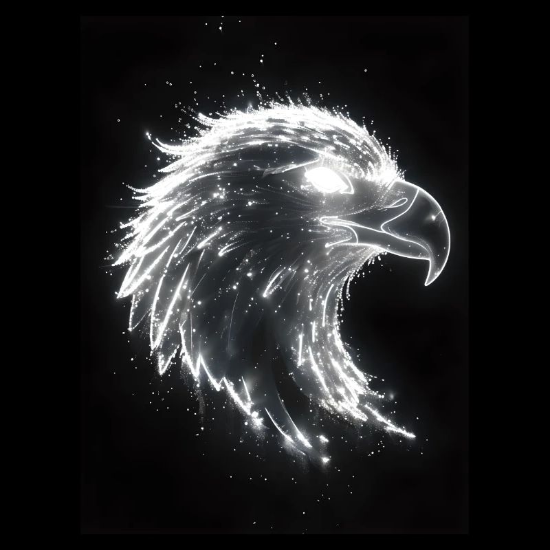 Adler Silhouette Licht Geschenk