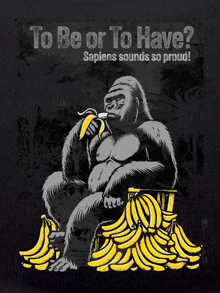 Primal Ape with Banana Pile