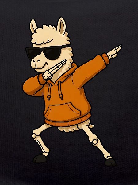 Halloween dabbing llama gift