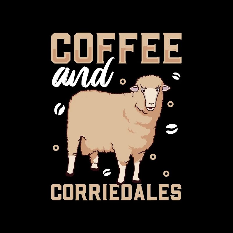 Kaffee und Corriedale Hausschaf