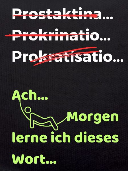 Procrastination Joke Funny Saying Hammock