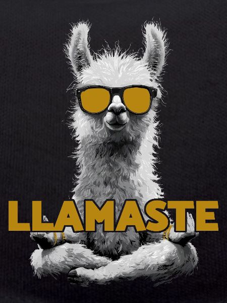 Llamaste – Yoga Lama with sunglasses