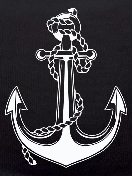 Anker mit Seil Motiv