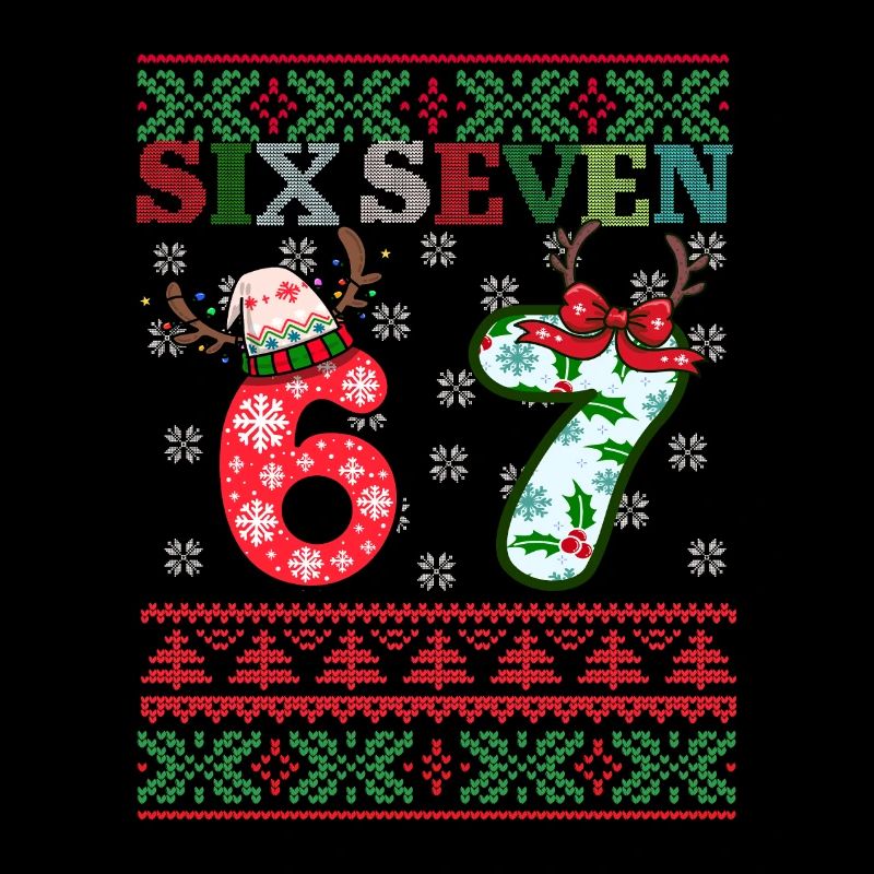 67 Christmas Funny Six Seven Meme