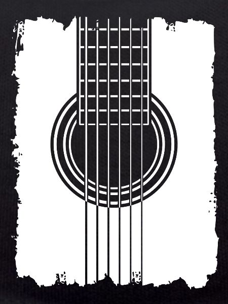 Guitar Poster Graffiti Style