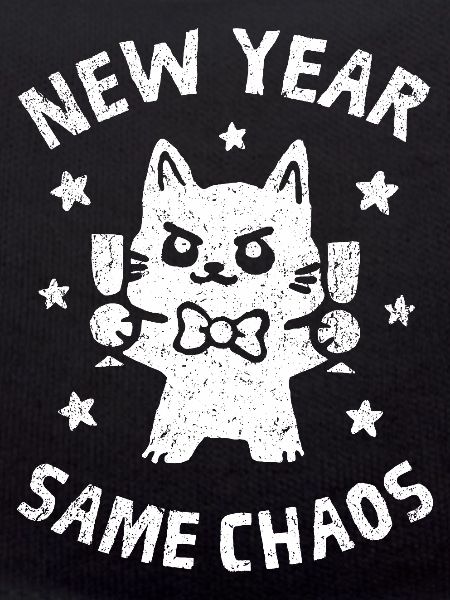 Neujahr Dasselbe Chaos
