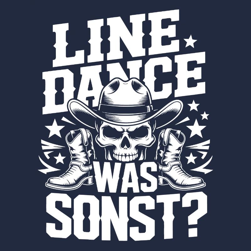 Line Dance Schädel Cowboy