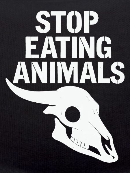Stop Eating Animals Skull
