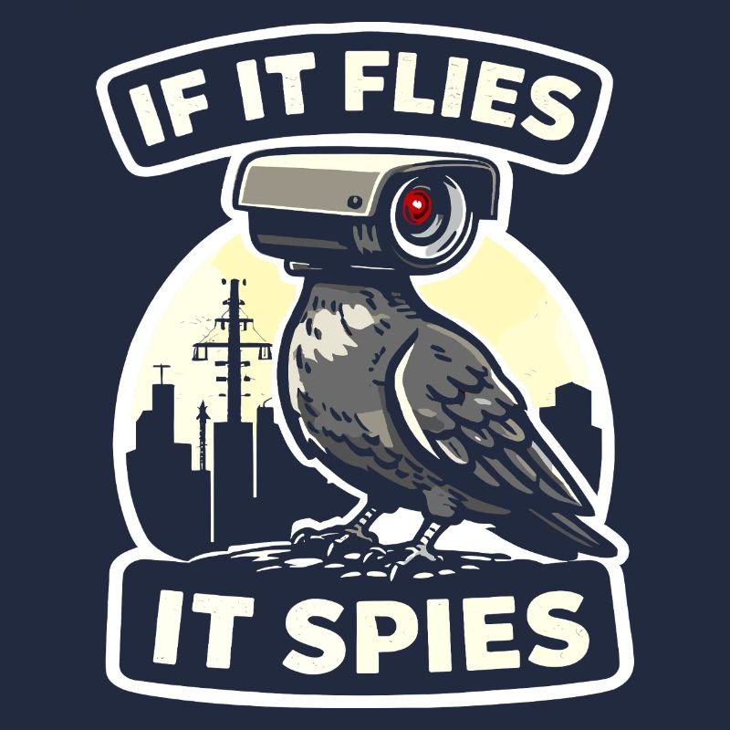 Raven with Camera Spy Design