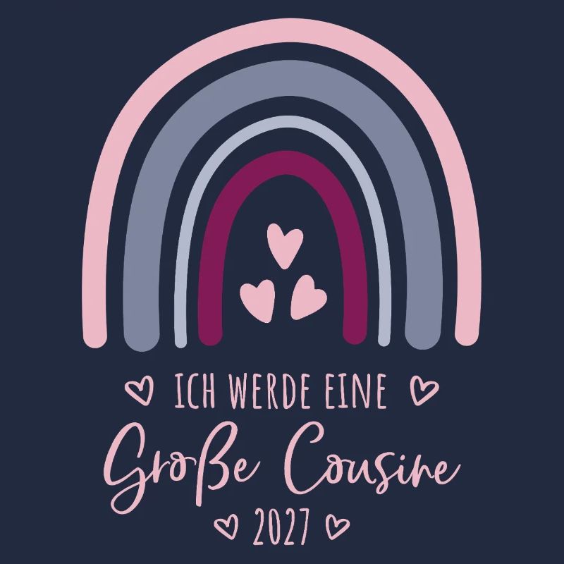 Ich werde eine Große Cousine 2027 Regenbogen 