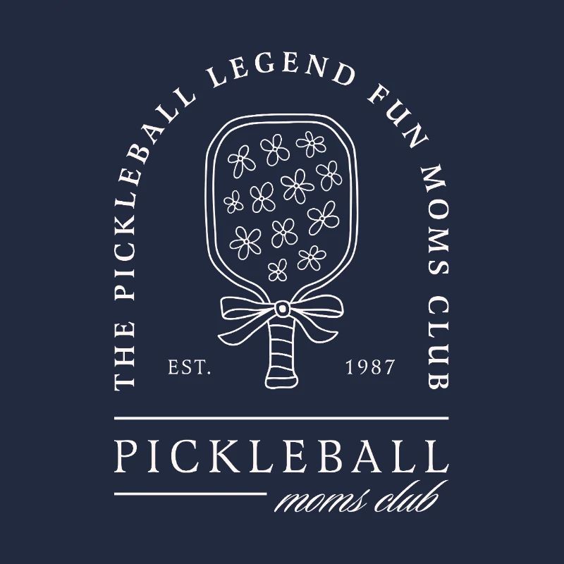 Pickleball-Mama lustige Mutter