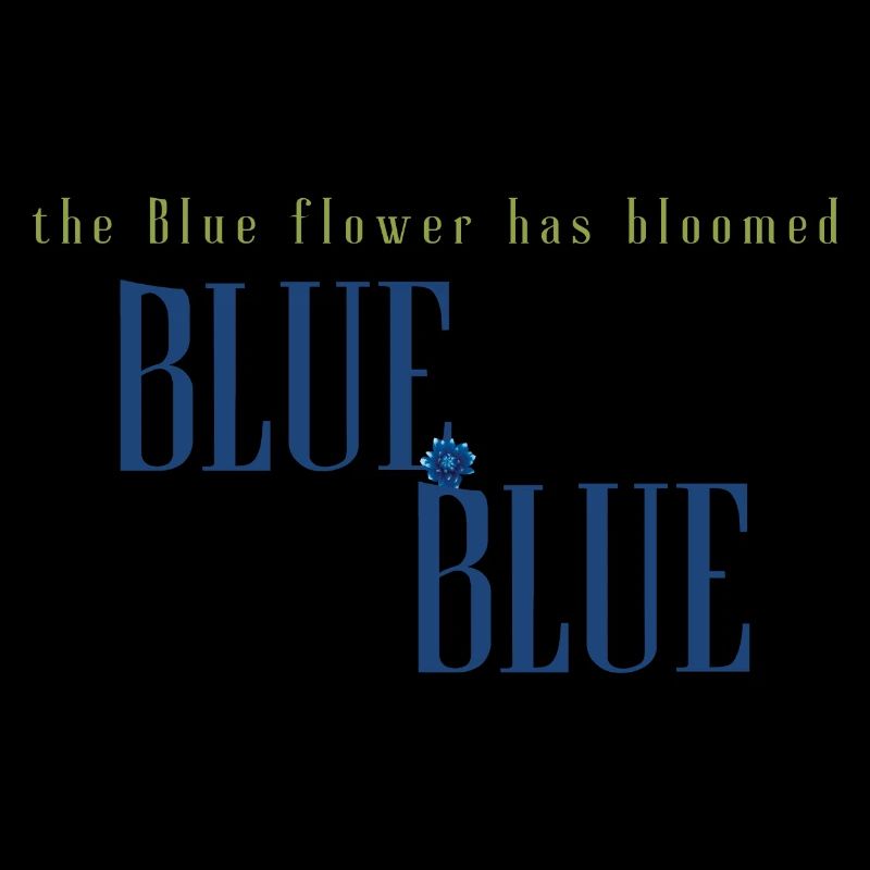 Die blaue Blume hat geblüht