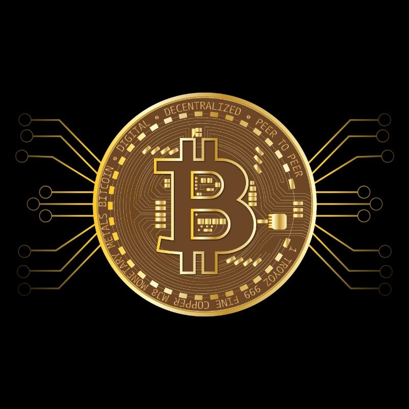 Bitcoin - Computer Logo