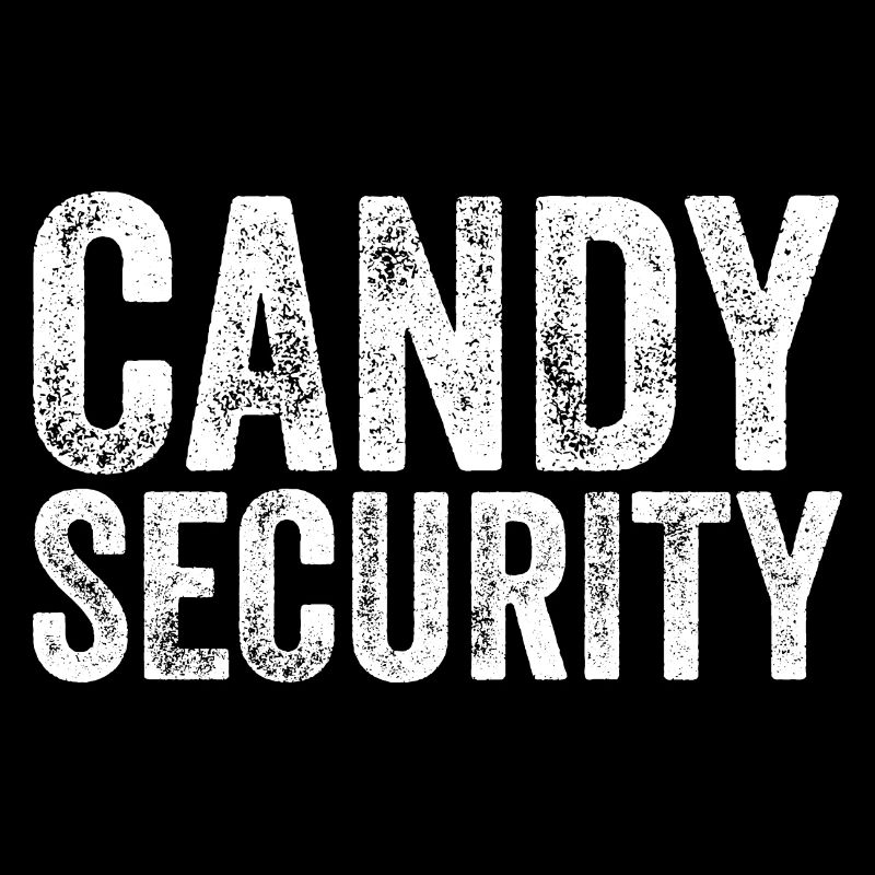Candy Security Halloween Kostüm Eltern lustig