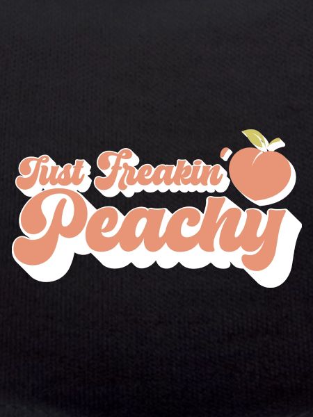 juste pêche - peach fruit dicton