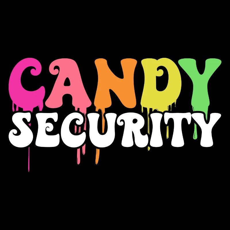 Candy Security Halloween Kostüm Eltern lustig