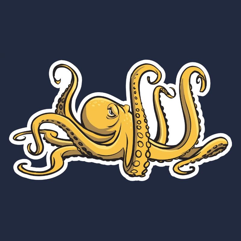 Evil Octopus - Eight Tentacles - Squid
