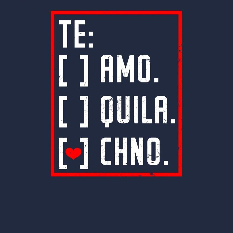 Edm Rave Te Amo Techno Cadeau
