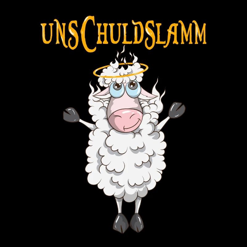 Unschuldslamm Schaf Lamm Tiere Heiligenschein