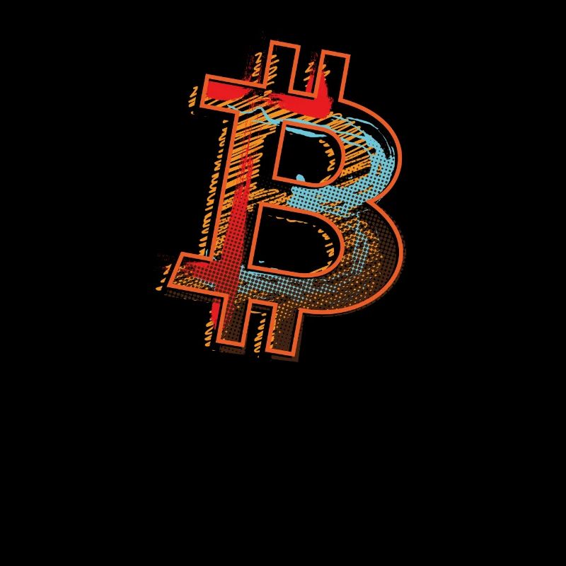 Bitcoin BTC und Crypto Design