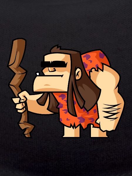 Funny Comic Neandertal