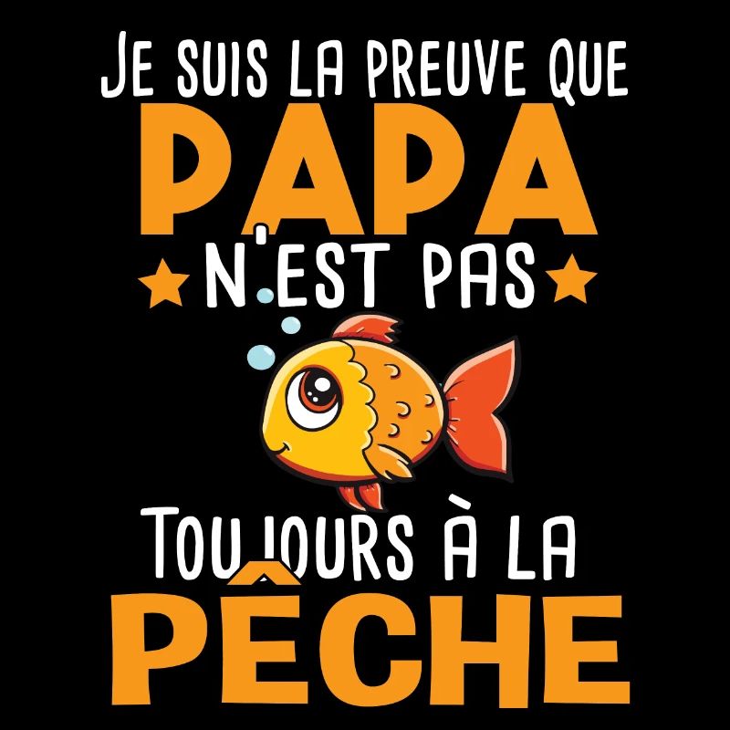 Papa Pêche Pêcheur Bébé Nourrisson Naissance