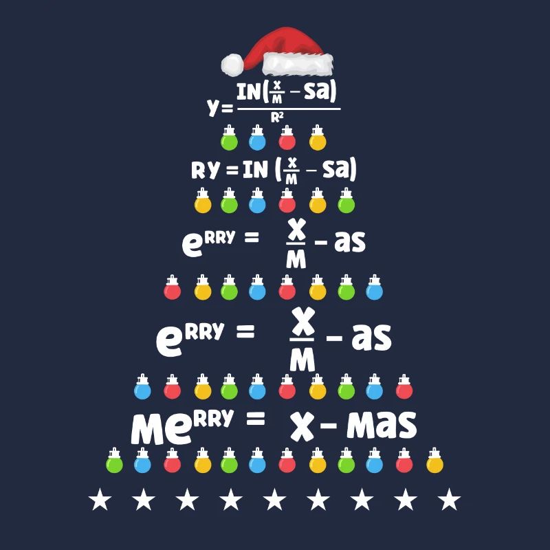 Math Arbre de Noël Math Formule Math Noël