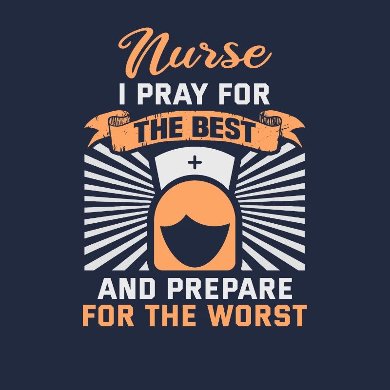 Pflegerin Nurse Je prie pour le Krankenschwester