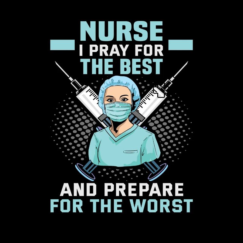 Pflegerin Nurse Je prie pour le Krankenschwester