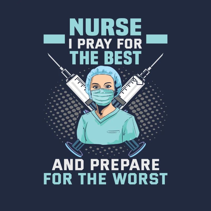 Pflegerin Nurse Je prie pour le Krankenschwester