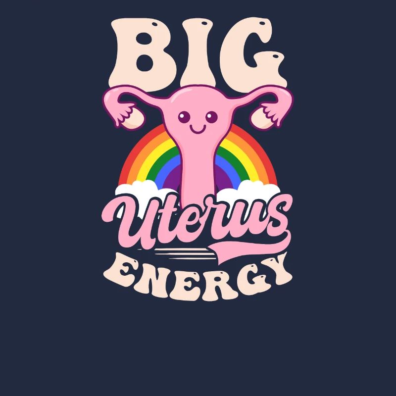 Roe v Wade Pro Choice Große Gebärmutter Energie Regenbogen