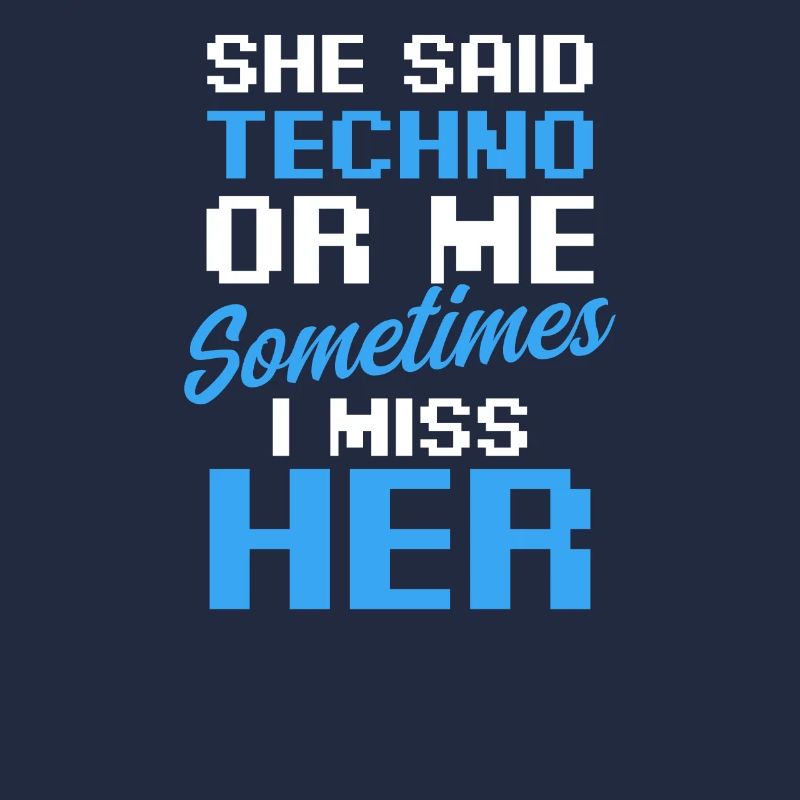 EDM Rave Techno sagte Techno oder ich manchmal vermissen