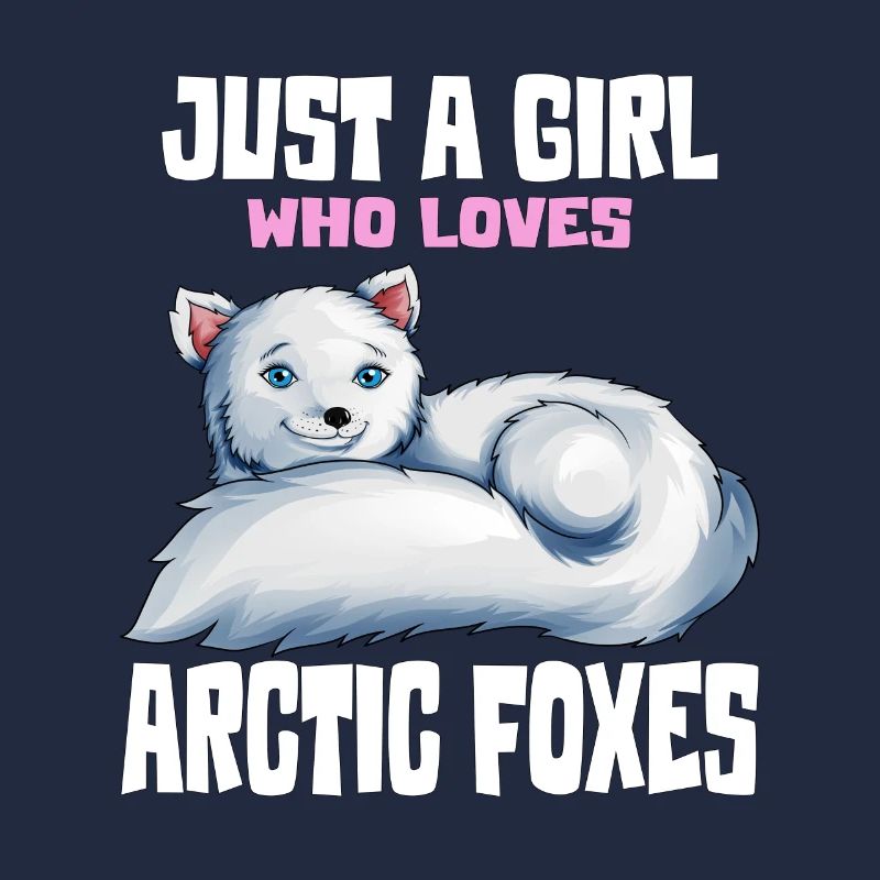 Fuchs Arctic Fox Mädchen Frauen Liebhaberdesign