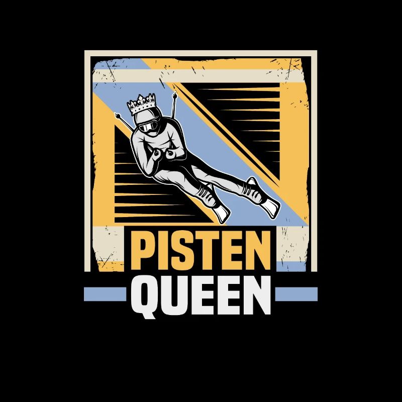 Skiers Slopes Queen Ski