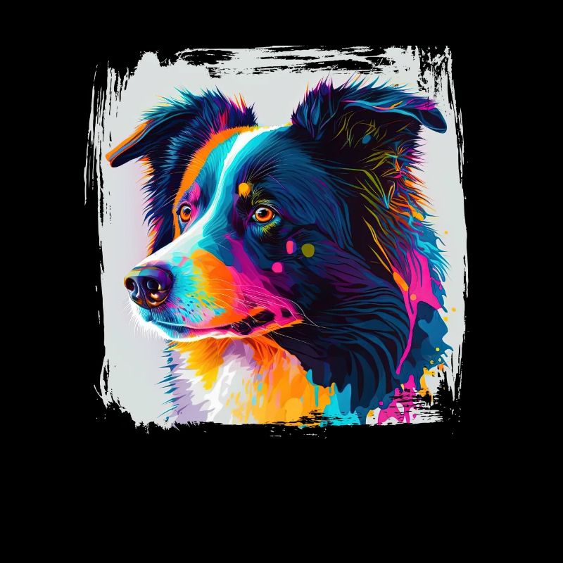 Hunde Spruch Border Collie Design