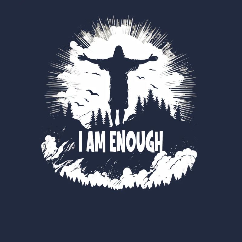 Christian Quotes Designs I Am Enough